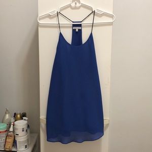 Cobalt blue tank